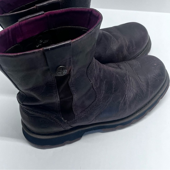 Dr. Martens Dark Brown Leather Boots - Picture 5 of 12